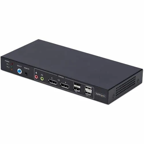 2-Port Dual-Monitor DisplayPort KVM - P2ADD121D-KVM-SWITCH